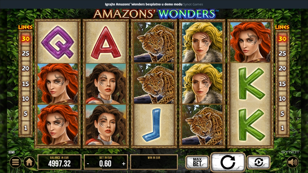 Amazons's Wonders slot