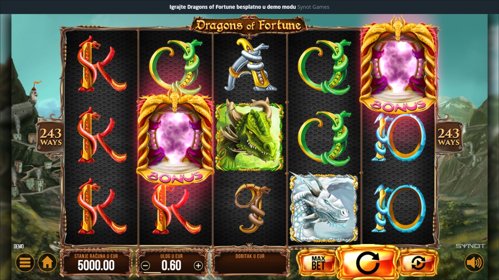 Dragons of Fortune Slot