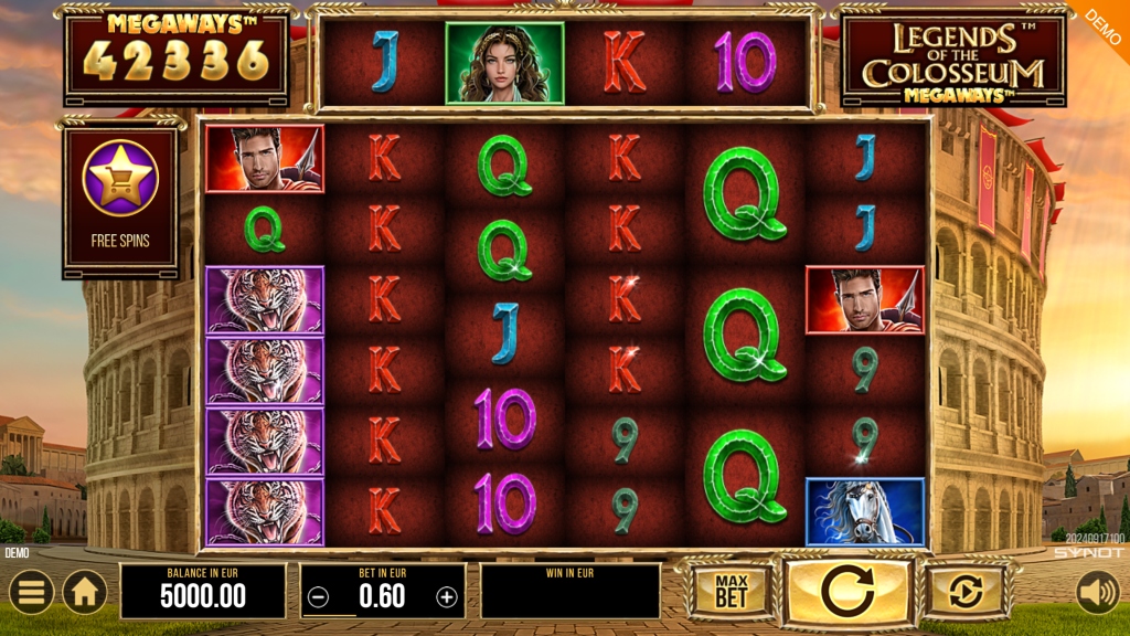 Legends of the Colosseum Megaways Slot