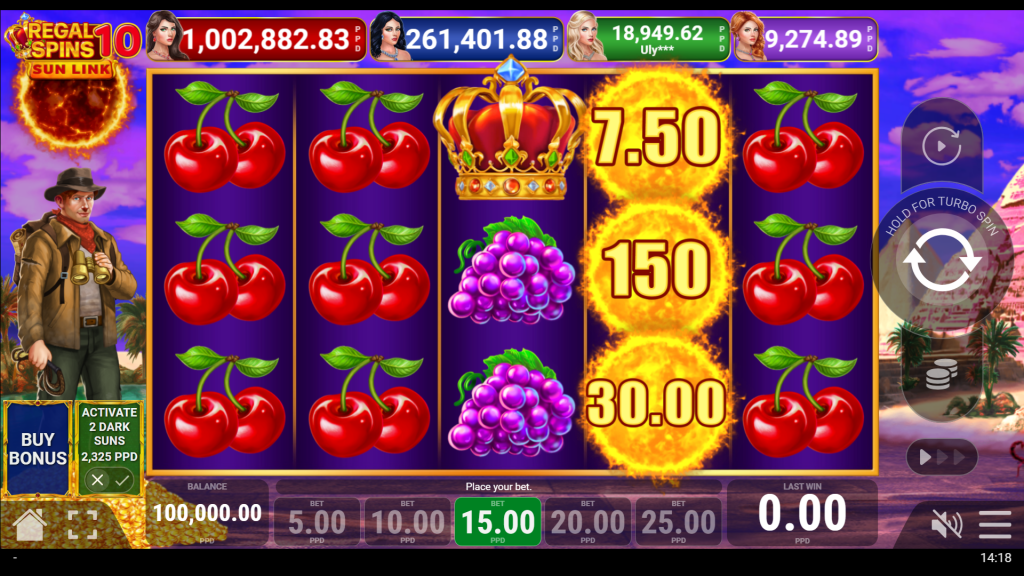 Regal Spins 10 Slot
