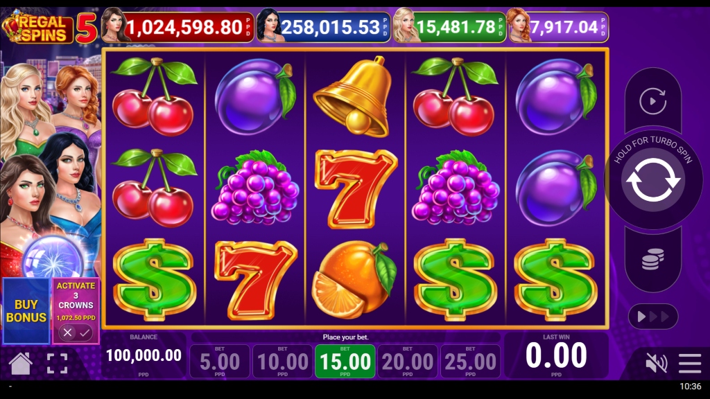 Regal Spins 5 Slot Regal Spins 5 Slot