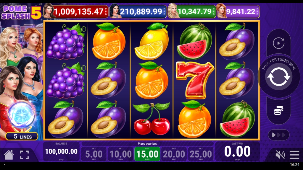 Pome Splash 5 Slot
