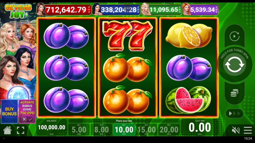Sevens Joy Slot Game
