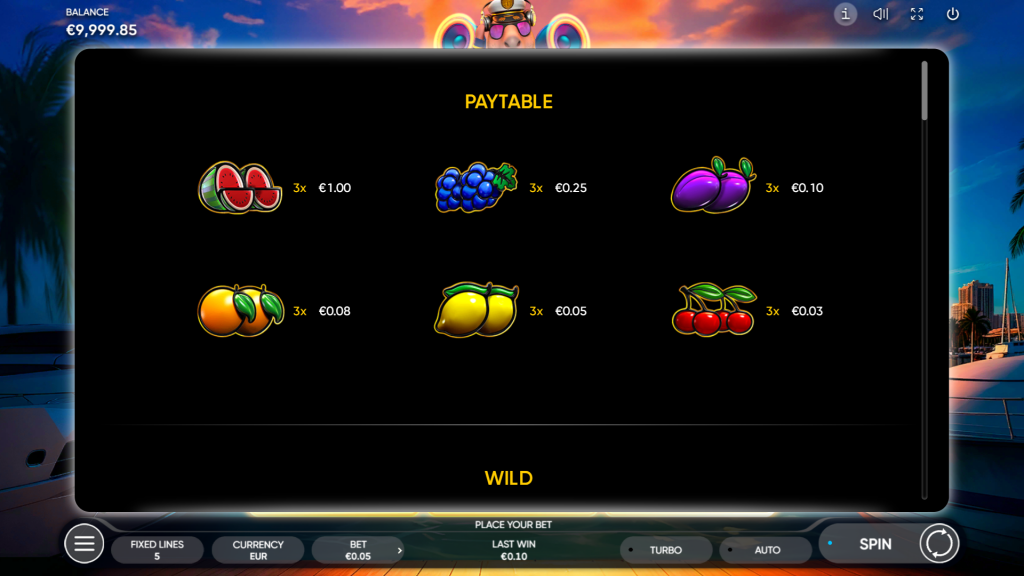Fortune Capybara Slot Symbols